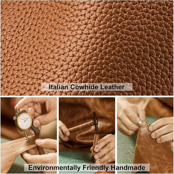 Elegant Women's Leather Bucket Bag - Versatile Travel Purse with Lock Closure - Picture 3 of 7